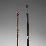 African, Staffs, set of two
