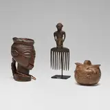 African, Collection of three objects