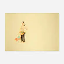 Su-en Wong, Lemon Sorbet, 1999, colored pencil and acrylic on paper in artist-made frame