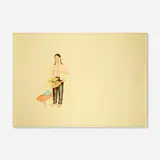 Su-en Wong, Lemon Sorbet, 1999, colored pencil and acrylic on paper in artist-made frame