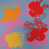 Andy Warhol, Untitled, FLOWERS, unsigned screen print