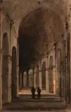 Franz Ludwig Catel, Two Figures in Interior
