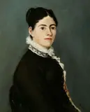 B. Baumann, Portrait of a Lady, Oil on canvas