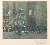 George Luks, Blue Devils on 5Th Avenue