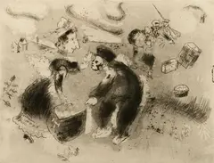 Dead Souls by Marc Chagall, Lithograph, sold Sep 2003