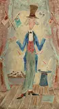 Bernice Cross, The Magician, Oil on canvas