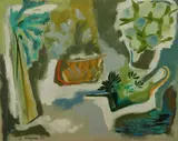 Marguerite Burgess, Flower Arrangements, Acrylic on canvas