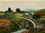 Duncan Phillips, Uphill Road, Oil on canvas