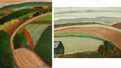 Duncan Phillips, As the Car Passed by, Oil on canvas