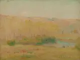 Augustus Vincent Tack, Deerfield River, Oil on canvas