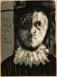 Jose Luis Cuevas, Self Portrait After Rembrandt