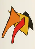 Alexander Calder, Derriere le Miroir [Behind the Mirror]. 1961, Color lithograph