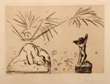 Edvard Munch, Interior Dr, Etching and aquatint - Plate size: 5 1/4 in. 7 1/2 in