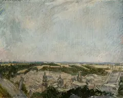 Vaszary János, View of Lemberg [Ukraine], Oil on canvas
