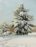 Constantin Westchiloff, Winter Landscape
