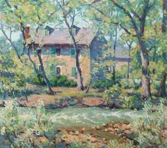 Garnett W. Jex, Pierce Mill [Rock Creek Park, Oil on canvas
