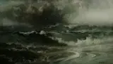 Franklin Dullin Briscoe, On the High Seas, Oil on canvas