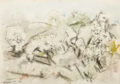 Spring by John Marin, Watercolor and pencil on paper, sold Sep 2003