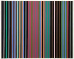 Stripes by Gene Davis, Color silkscreen, sold May 2003