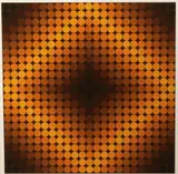 Victor Vasarely, Two untitled screenprints, Each pencil signed and numbered in the margin. - Each: 23 1/2 x 23 1/2 in