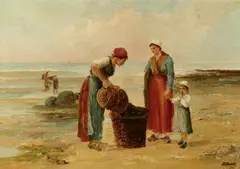 L. Laurenty, The Day's Catch, Oil on canvas