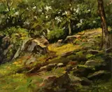 Helena Smith Dayton, Landscape, Oil on canvas