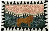 Levent Isik, The Lion, Oil on board