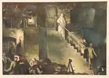 George Bellows, THE MURDER OF EDITH CAVALL, ### mechanical color reproductions mounted to heavy paper, Each pencil signed