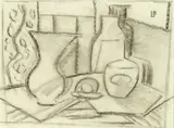 Blanche Lazzell, Tabletop Still Life