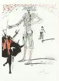 The Bullfighter by Salvador Dalí, Color lithograph - sight size: 21 in. x 29 1/2 in, sold Feb 2004