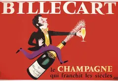 Hervé Morvan, BILLECART, printer: de la Vasselais, Poster backed with linen