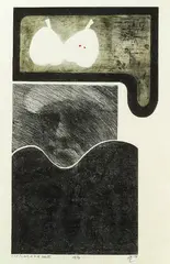 Julio Paz, Inventor de Lo de Adentio, Intaglio etching printed in colors