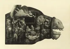 Luis Alberto Solari, Al Que le Caiga El Burro, Etching and engraving