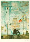 Discovery of America by Christopher Columbus by Salvador Dalí, Color lithograph, sold Mar 2004
