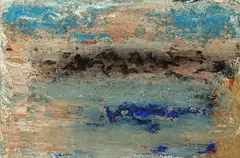 Nicholas Ionesco, Grande Plage Avec des Algues, Oil on canvas