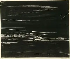 Edmond Casarella, Islands, Woodblock
