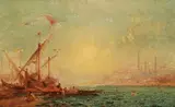 Félix Ziem, Scene of Bosphorus with St