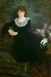 Ivan Djeneef, Untitled, PORTRAIT OF LOIS FISHER, oil on canvas