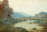 Benson Bond Moore, The Potomac at Chain Bridge