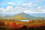 Alexander Helwig Wyant, Mohawk Valley (View of Mt