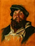 Nicholas R. de Grandmaison, Portrait of an Outdoorsman, Oil on canvas