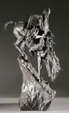 The Mountain Man by Frederic Remington, Bronze - Height: 26 1/2 in, offered May 2004