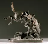 The Wicked Pony by Frederic Remington, Bronze - Height: 20 in, offered May 2004