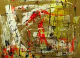 Richard W. Dempsey, Carnival, Acrylic on paper