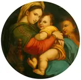 Raphael, Untitled, MADONNA DELLA SEGGIOLA, oil on canvas