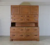 Stanley Webb Davies, Oak, 1942, chestnut and ebony cabinet