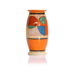 'Melon' vase by Clarice Cliff, c.1930, sold Jan 2025