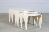 Marcel Breuer, Nest of painted birch plywood tables