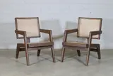 Pair of 'Lounge' chairs by Pierre Jeanneret, c.1960, sold Jan 2025