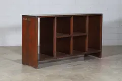 Pierre Jeanneret, Teak file rack, c.1955